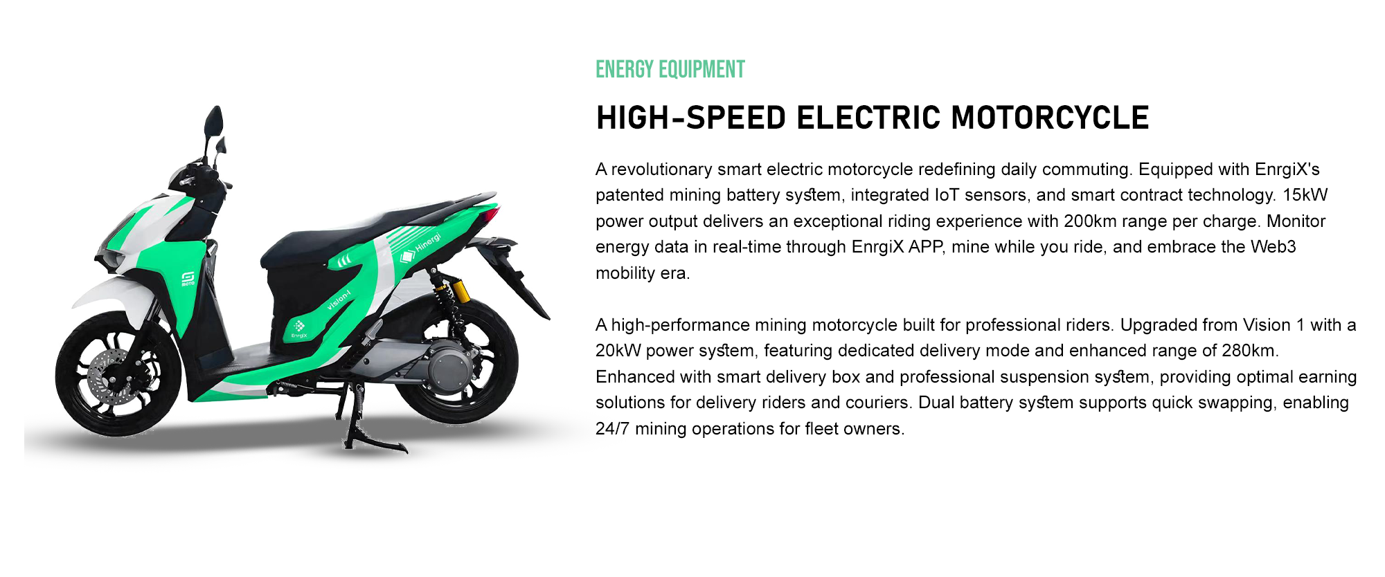High Speed Electric Motor Cycle